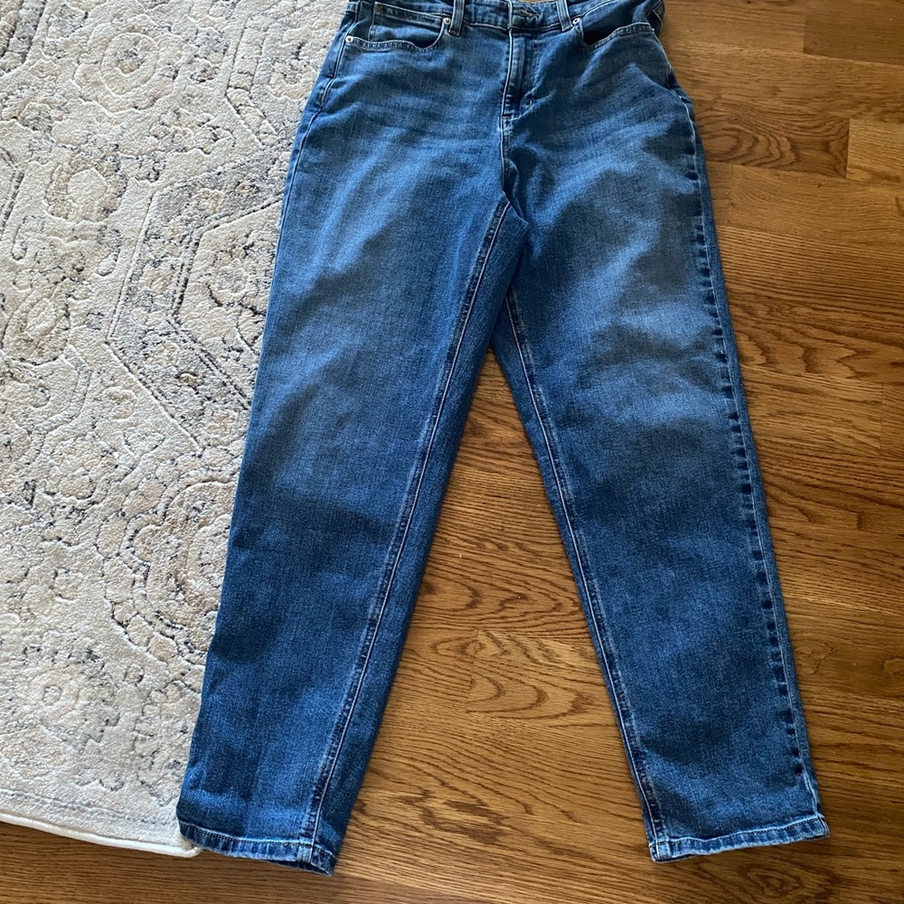L.L. Bean Classic Fit high-rise boyfriend Blue Jeans
